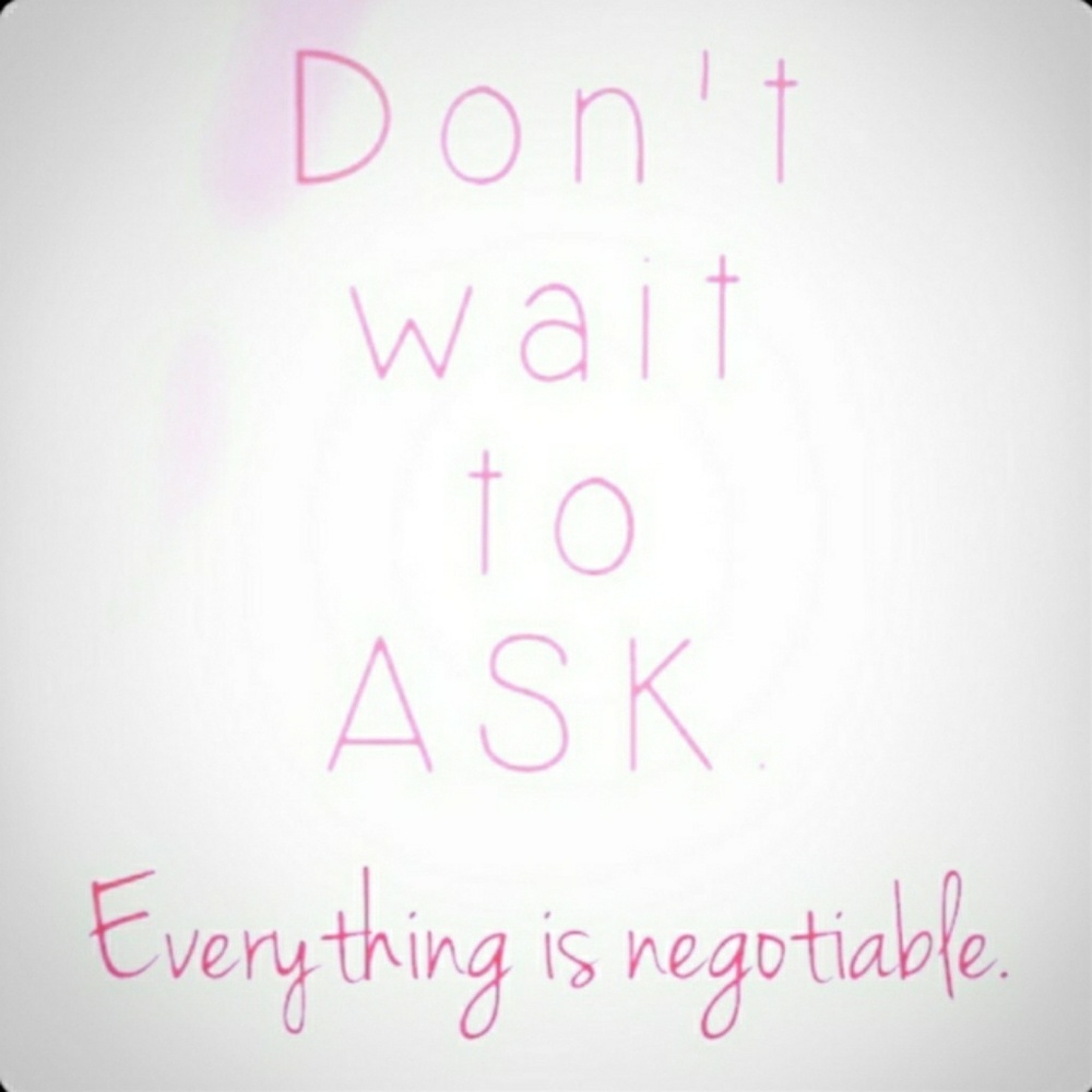 Doesn't hurt to ask!!